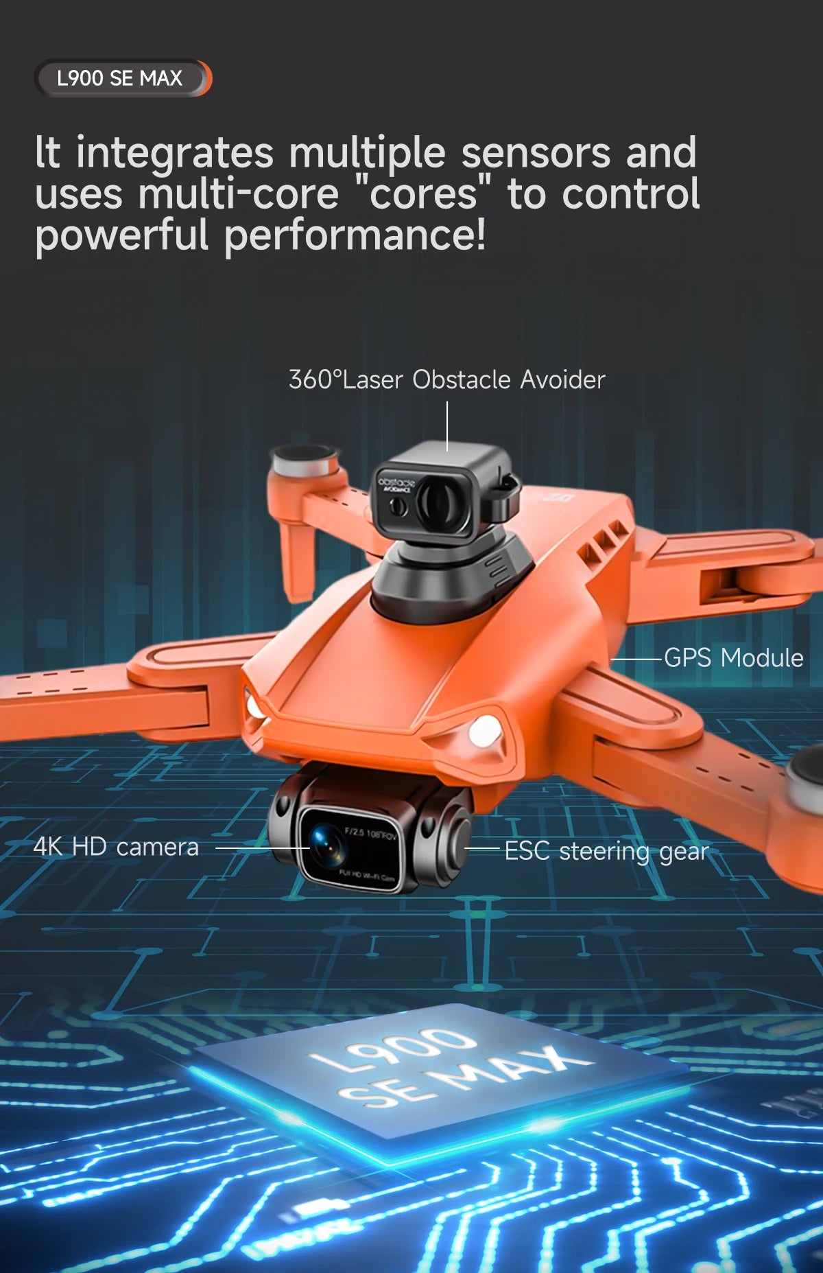 Drone Quadcopter L900