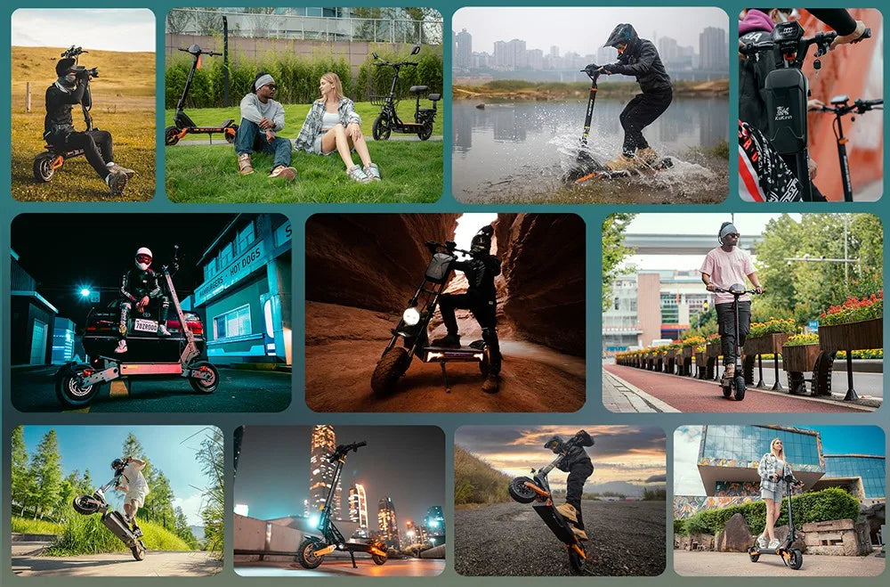 KuKirin G2 Pro VMP Scooter électrique 500W 48V 15.6Ah 9 pouces tout-terrain pneu pliable Scooter électrique 25 KM/H vitesse 65KM portée