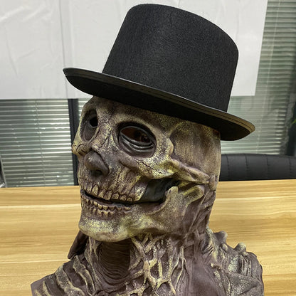 Masque de Squelette en Latex – Crâne Complet pour Halloween et Cosplay 2025