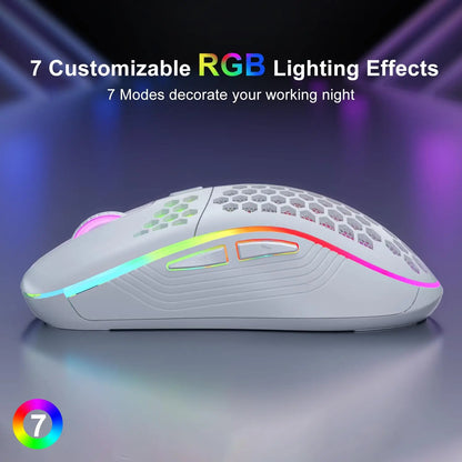 Souris Gaming RGB Sans Fil – Confort et Performance