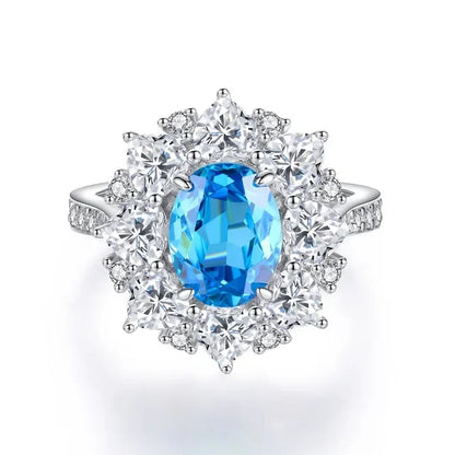 💍 Bague Femme en Platine avec Diamants – Style Classique