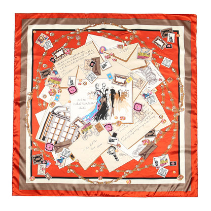 🧣 Foulard Carré Léopard LMLAVEN – Chic, Rock & Multifonction