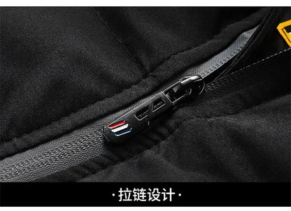 🧥 Doudoune Imperméable pour Hommes – Manteau Chaud Hiver 2025