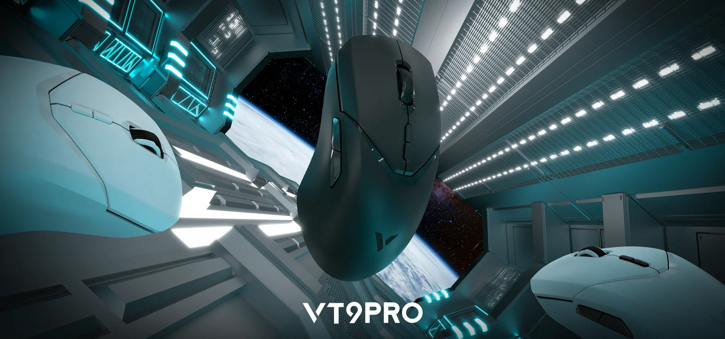 Rapoo VT9PRO – Souris de jeu sans fil légère 68g, 26000 DPI, autonomie 160H