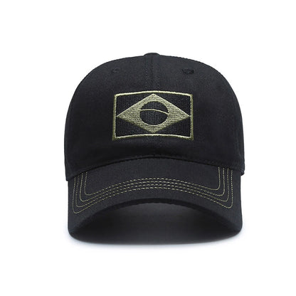 Casquette Baseball Brésil Unisexe Été Protection Solaire Mode Décontractée Golf Airsoft