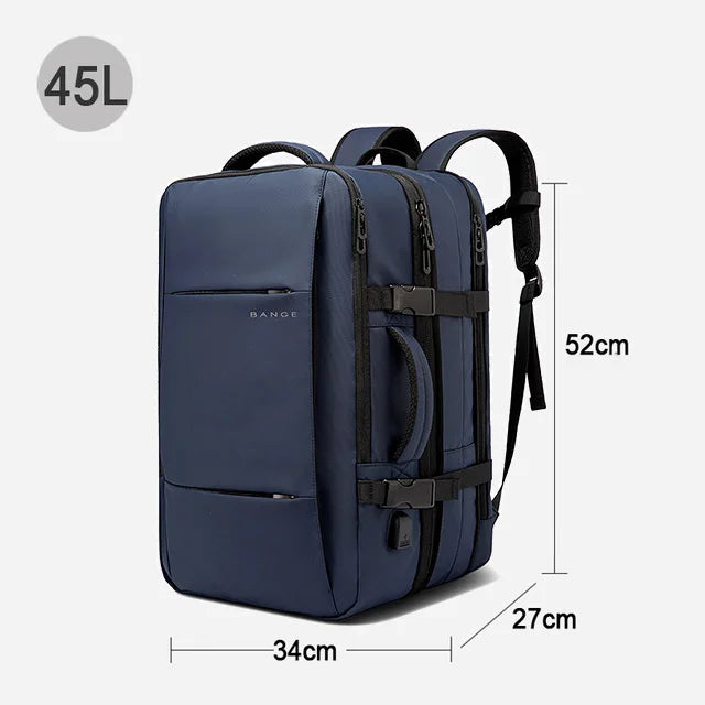 Sac à Dos Homme Bange 20-35L – Oxford, Multi-Poches, Style Commerce