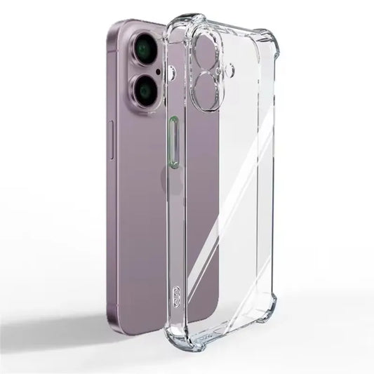 Étui Transparent Antichoc avec Airbags – Protection Anti-Rayures et Anti-Poussière pour iPhone 16 Pro Max / 16 Plus