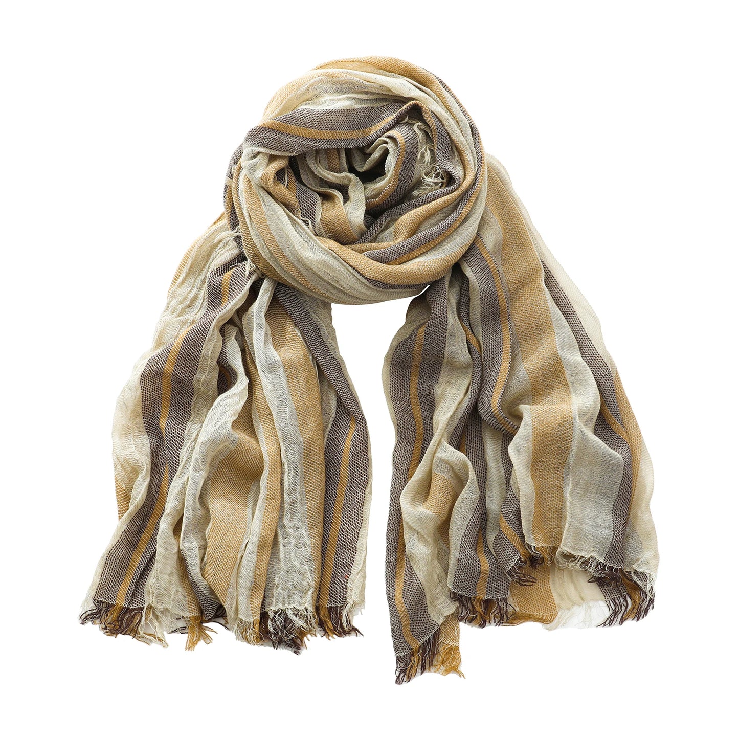 🧣 Écharpe Homme Coton & Lin JJYANJIN – Style Décontracté & Confortable