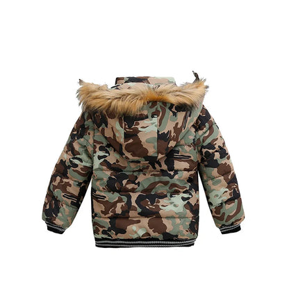 🧒 Doudoune Hiver pour Garçons – Parka Chaude 2025