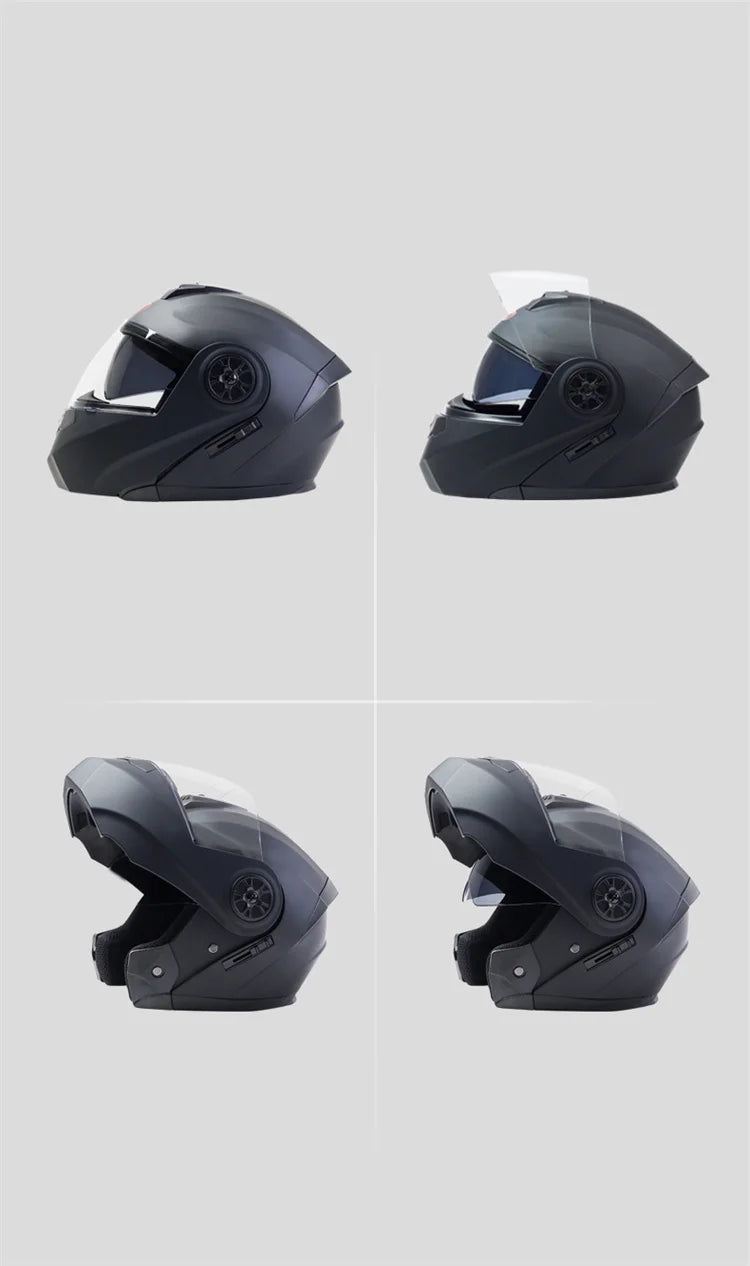 Casque de moto rabattable pour hommes et femmes, sécurité, descente, motocross, course modulaire, visage intégral personnalisé, approuvé par le DOT