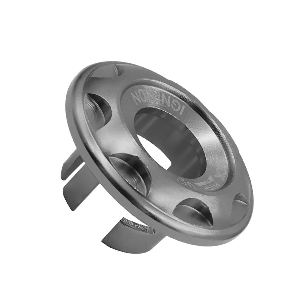Couvercle de commutateur d'allumage de moto en alliage d'aluminium, couvercle de protection de commutateur à clé, anneau de verrouillage pour Yamaha Fuego JOG ZY100T AVENUE RSZ Vino