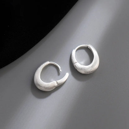 Boucles d'oreilles géométriques coréennes en argent Sterling 925, tempérament Simple, exquis, tendance, bijoux Sexy, cadeau, offre spéciale