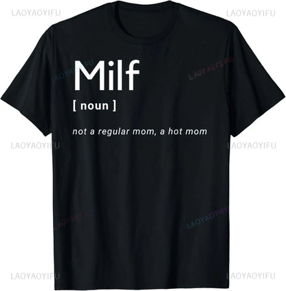 Chasseur de MILF-T-shirt humoristique pour homme, humoristique et humoristique, humoristique et humoristique