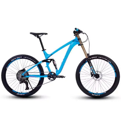 VTT vélo descente VTT 26 27.5 pouces cadre en alliage d'aluminium queue souple frein à huile pleine double Suspension vélo
