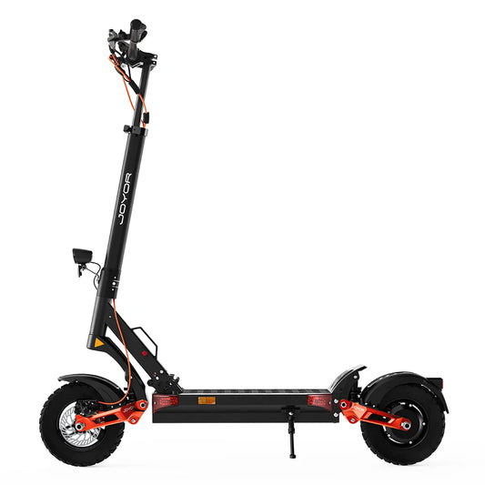 JOYOR T6 Trottinette Electrique Pour Adulte Moteur 600 W, Autonomie Maximale 70 Km, Pneus Tout-Terrain 10 Pouces, Vitesse Maximale 25 km/h