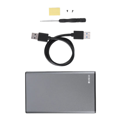 Boîtier Disque Dur Externe 2,5" USB 3.0 – Alliage d’Aluminium, Haute Vitesse 5 Gbps, Compatible HDD & SSD SATA