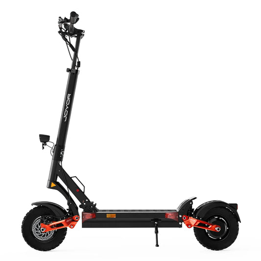 JOYOR T10 – Trottinette Électrique Pliable Double Moteur 1000W x2 | 25 km/h, 60V, Pneus 10” Tout-Terrain (2025)