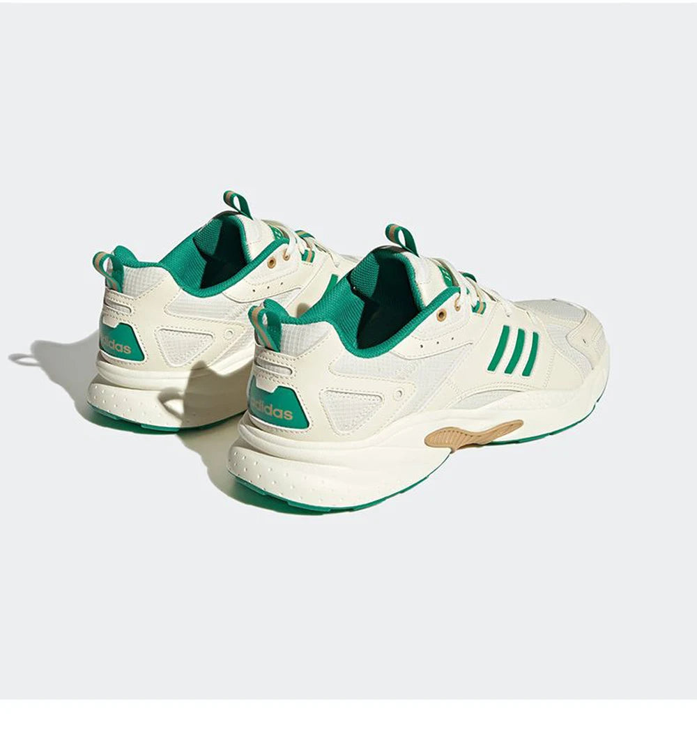Adidas JZ RUNNER Retro – Baskets Unisexe Respirantes avec Accents Verts