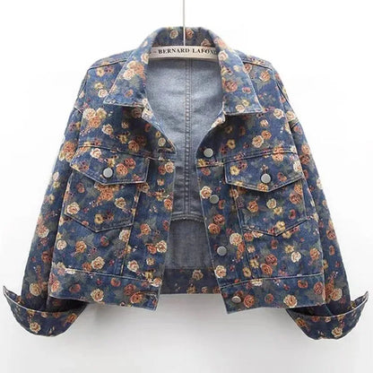 Chemise streetwear pour femme – Col rabattu, imprimé tendance