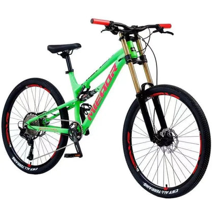 VTT vélo descente VTT 26 27.5 pouces cadre en alliage d'aluminium queue souple frein à huile pleine double Suspension vélo