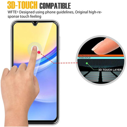 Protecteur d'écran, 3 pièces, verre trempé HD, pour Samsung A03 A12 A13 A14 A15 A21S A22 A30 A31 A32 A33 A34 A35 5G