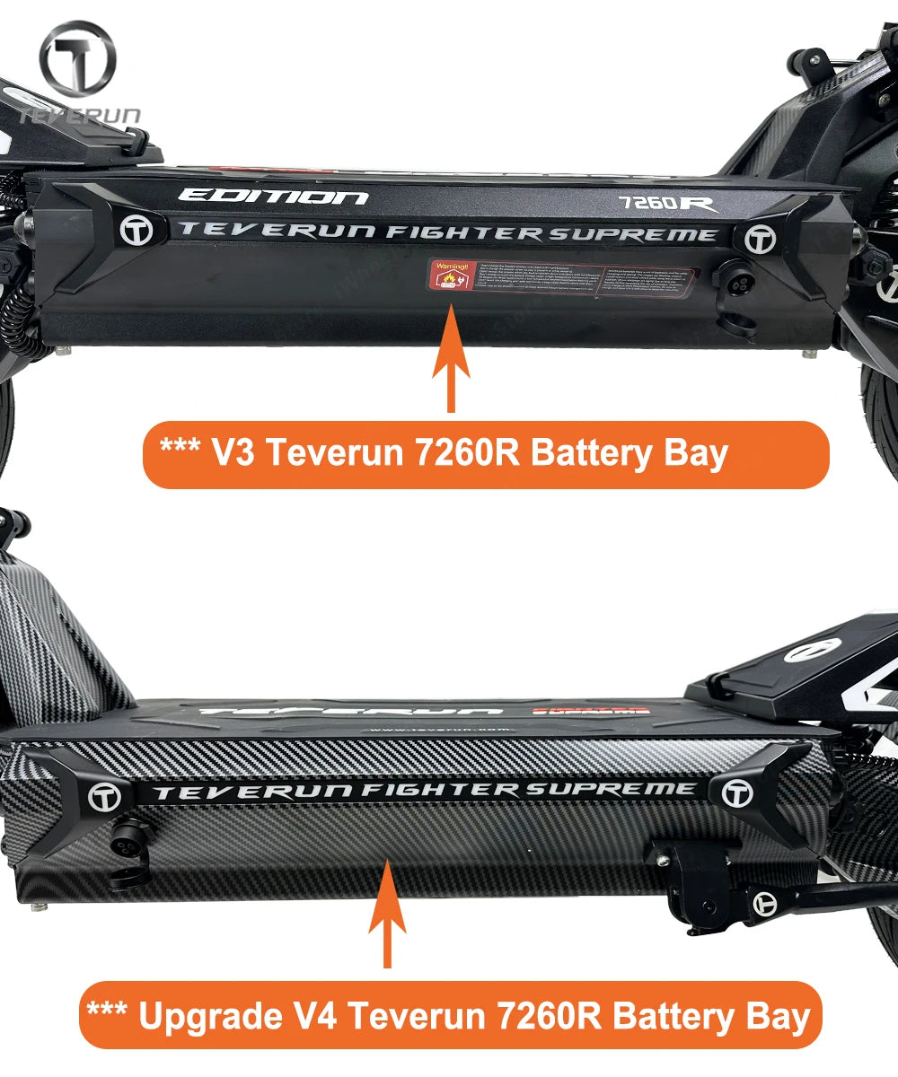 Moteur d'origine Teverun Fighter 7260R 72V 60Ah V4 puissance de crête 15000W avec GPS PKE vitesse maximale 120 KM/H n Scooter électrique