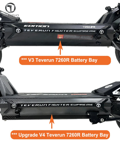 Moteur d'origine Teverun Fighter 7260R 72V 60Ah V4 puissance de crête 15000W avec GPS PKE vitesse maximale 120 KM/H n Scooter électrique