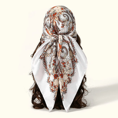 🧣 Foulard Carré Léopard LMLAVEN – Chic, Rock & Multifonction
