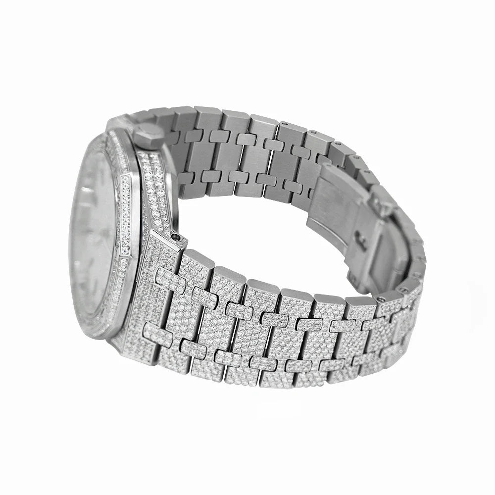 Luxury Diamond Watch – Japanese Seiko NH35 Mechanical Movement – In Stock at ParisPetitPrix.com
