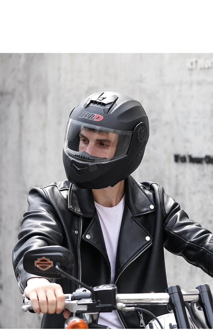 Casque de moto rabattable pour hommes et femmes, sécurité, descente, motocross, course modulaire, visage intégral personnalisé, approuvé par le DOT