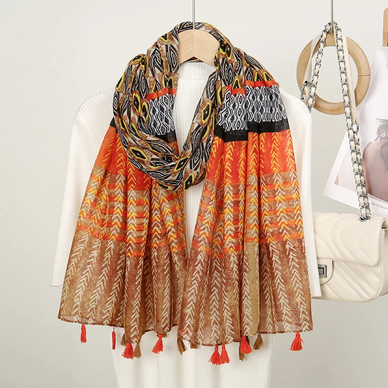 🧣 Écharpe de Styliste RUNMEIFA – Confort & Élégance Oversize