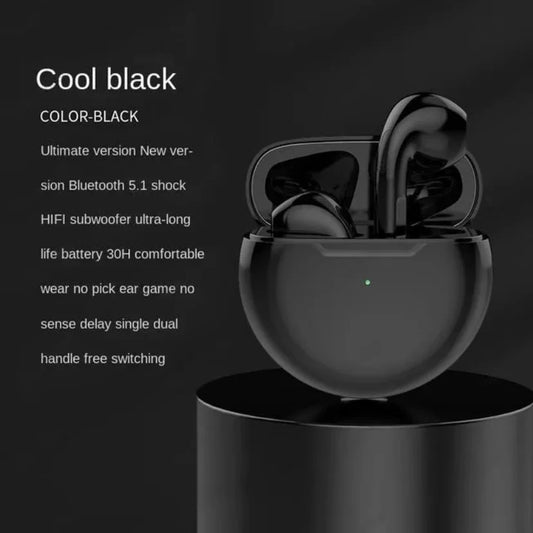 Original Pro6 TWS Touch Control Wireless Headphone Bluetooth 5.0 Earphones Sport Earbuds Music Headset For Iphone Xiaomi phones