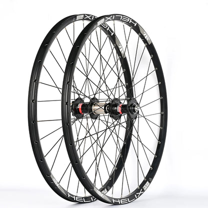 Novatseats-Jeu de roues de vélo avec moyeux D042SB, jante SunRingle QR, 32 trous, frein à disque de roue de vélo VTT, chambre à air, 26/27, 5/29 pouces