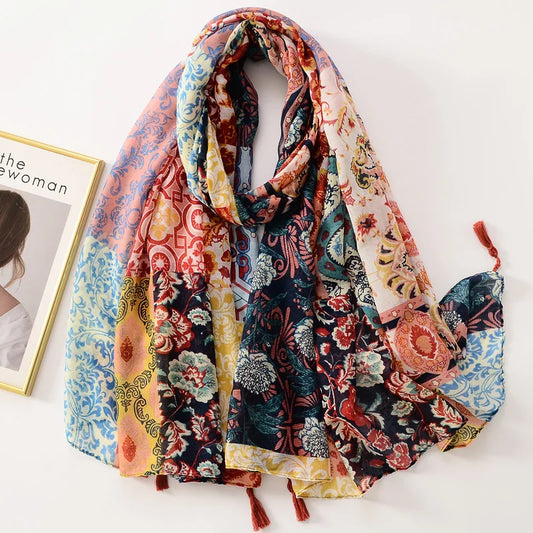 🧣 Écharpe de Styliste RUNMEIFA – Confort & Élégance Oversize