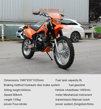 🏍️ Moto Tout-Terrain 4 temps 250cc – DUTRIEUX