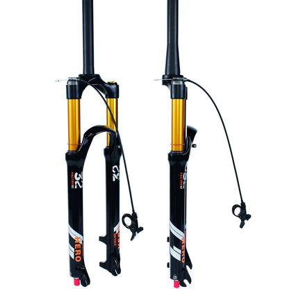 🚴♂️ Fourche à Air VTT en Alliage de Magnésium – Amortisseur de Rebond 140mm