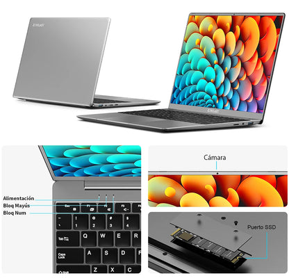 【Nouveau】 Ordinateur portable Teclast F16Pro 15,6" 1920X1080, 12 Go / 16 Go de Ram, 256 Go / 512 Go Rom, clavier rétroéclairé, pour Intel N95, Mini-Hdmi