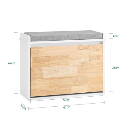 SoBuy – Placard à Chaussures avec Banc et Rangement