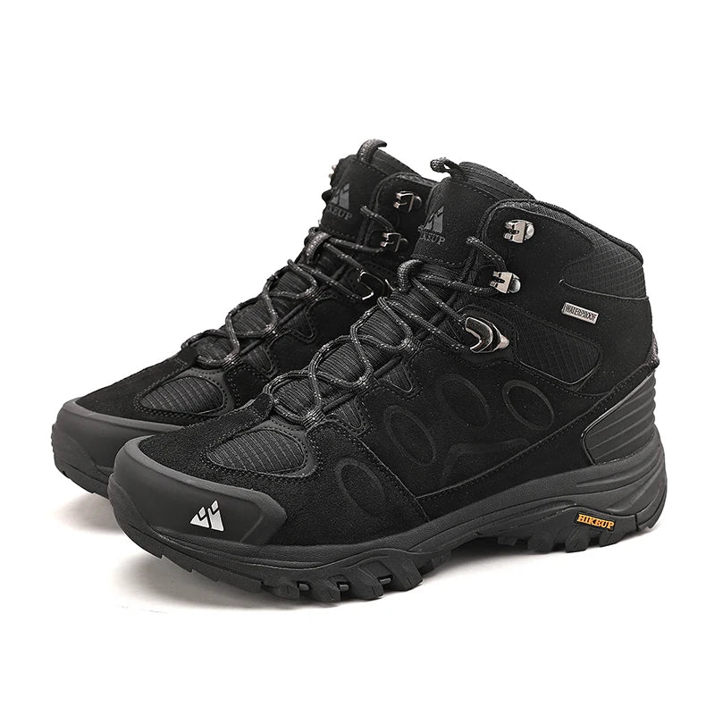 HIKEUP Bottes de Randonnée Homme – Chaudes, Confortables et Respirantes pour Plein Air