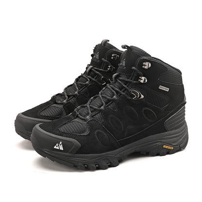 HIKEUP Bottes de Randonnée Homme – Chaudes, Confortables et Respirantes pour Plein Air
