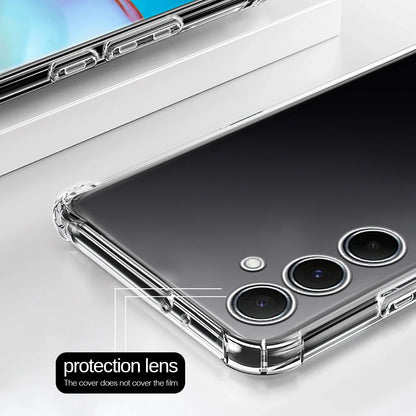 Coque Souple Transparente Antichoc – Anti-Rayures, Anti-Dérapante et Anti-empreintes pour Samsung Galaxy S25 / S24 / S23 / S22 / S20 / S10 / S9 / S7