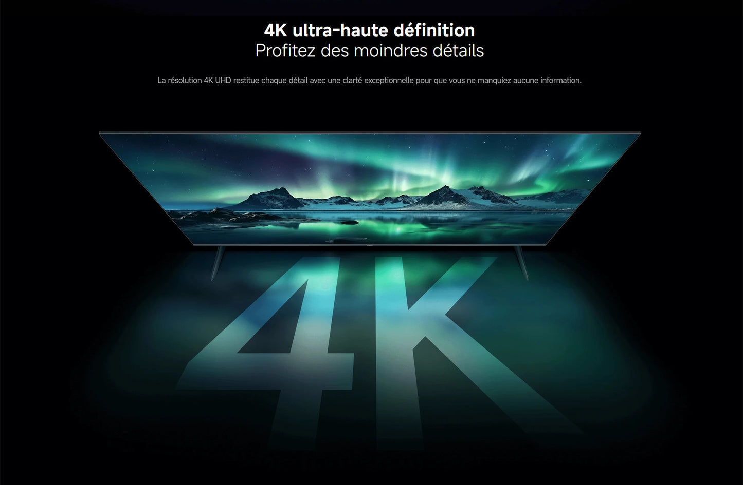 Xiaomi France |  Xiaomi TV A Pro 50 2026, Écran QLED 4K, Son immersif avec Dolby Audio™, DTS:X, DTS Virtual:X, Compatible HDR10+ ,1,07 milliard de couleurs, DCI-P3 94 %