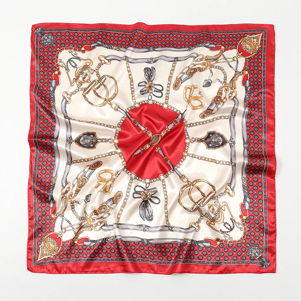 🧣 Foulard Carré Léopard LMLAVEN – Chic, Rock & Multifonction