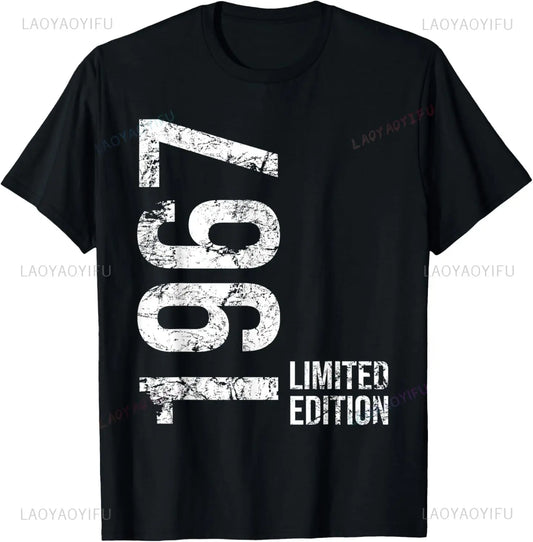 👕 T-shirt Vintage 58ème Anniversaire – Personnalisable Unisexe