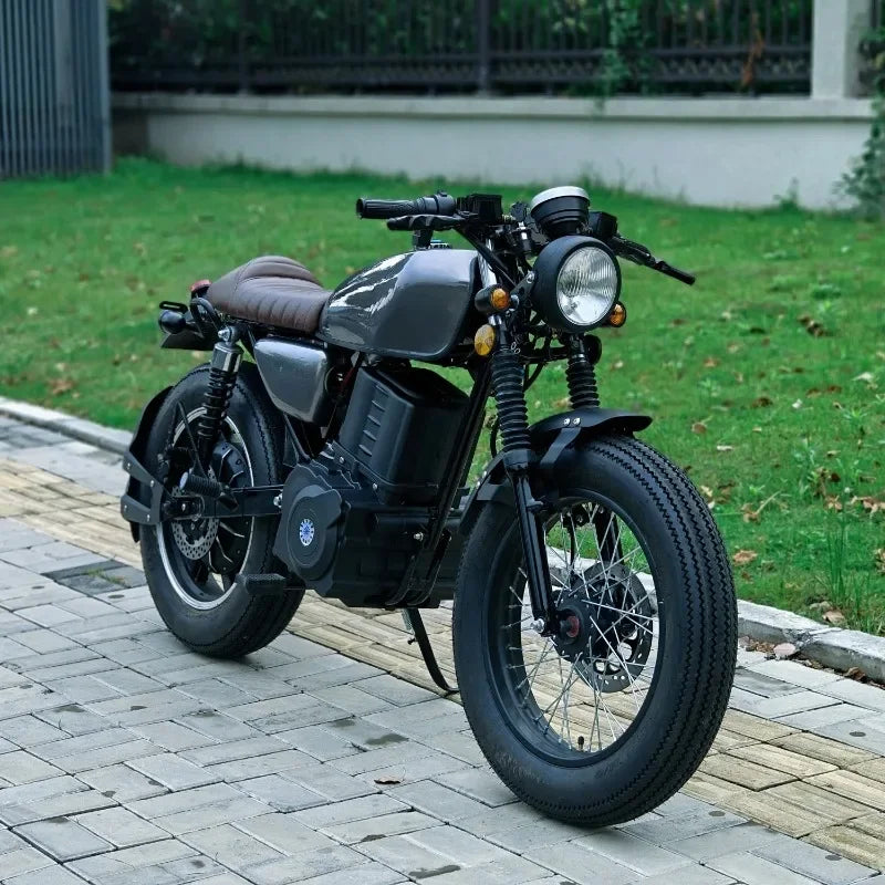 ⚡ Luyuan Moto Électrique CG 125 – Vintage, Puissance et Liberté 100% Électrique