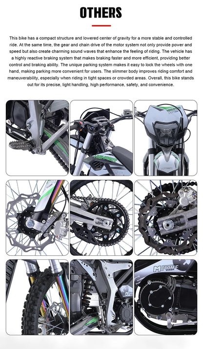 Moto Électrique Hors-Route 3000W-12KW 72V – Hiperfect
