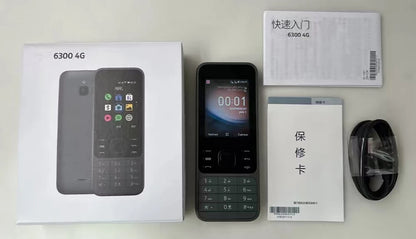 Nokia 6300 4G Téléphone Mobile Double SIM 2.4" KaiOS WiFi Bluetooth Multilingue Détachable D'occasion