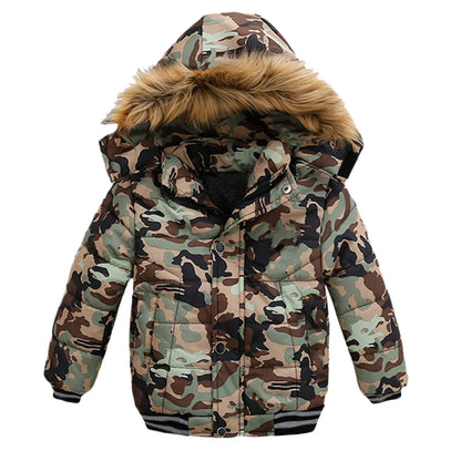🧒 Doudoune Hiver pour Garçons – Parka Chaude 2025