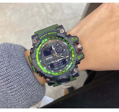 2022 Sanda Top Brand Sports Men's Watches Military Quartz Watch Man Waterproof Wristwatch For Men Clock Shock Relogios Masculino