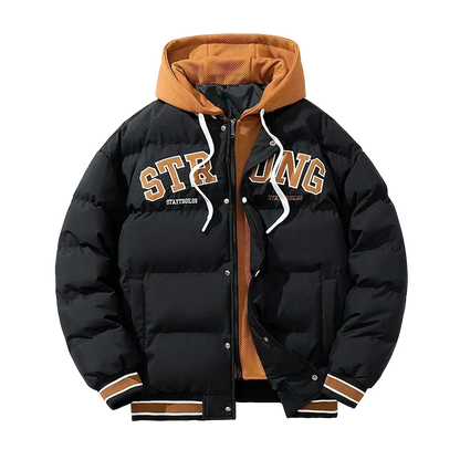Veste pour jeunes hommes fermeture éclair nouvelle veste Streetwear coupe-vent mode veste à capuche Parkers hiver épais thermique coton manteau hommes